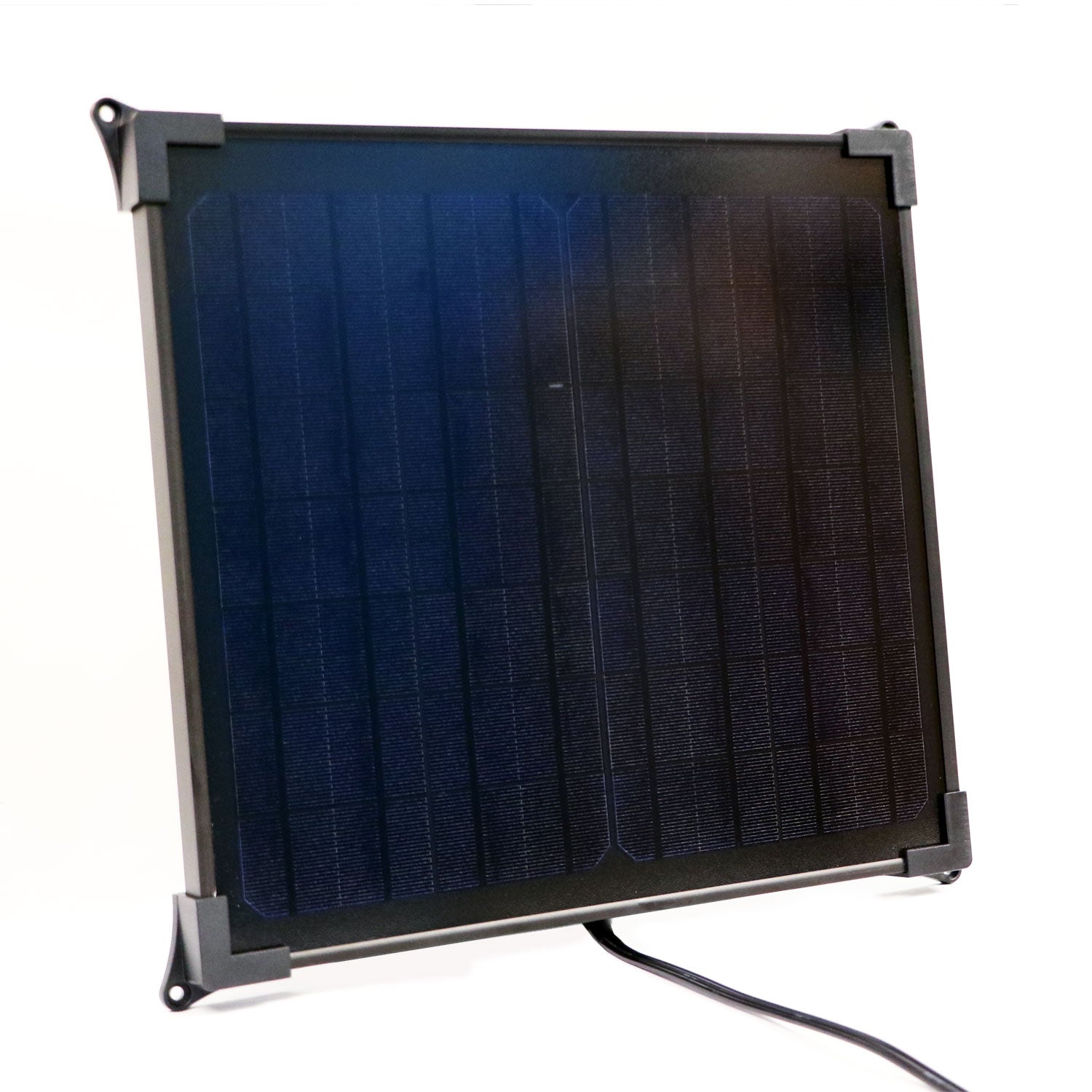 The 17 Watt Mountable Solar 12V Battery Charger with Solar Controller from Battery Tender