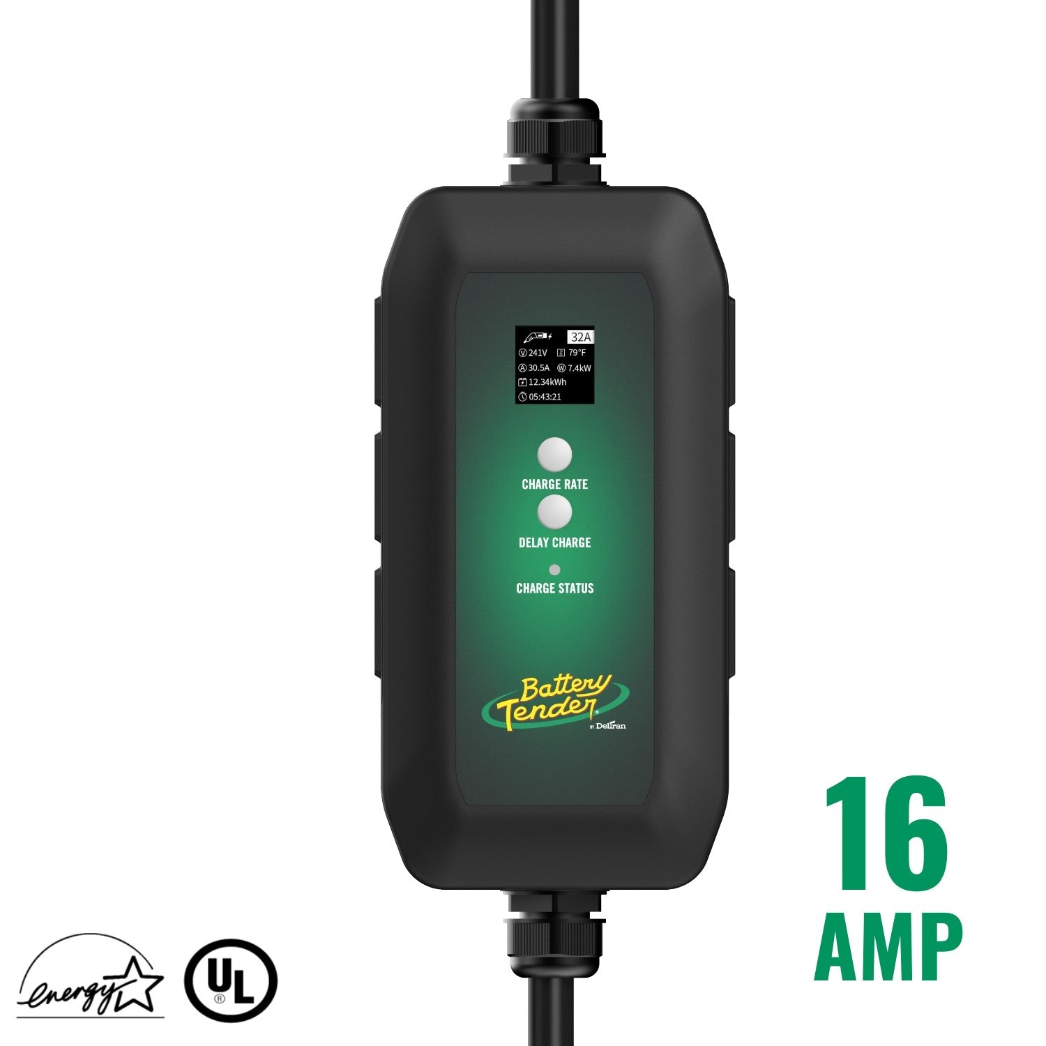 eCharge 16 AMP EV Charger and Tesla Adapter Bundle