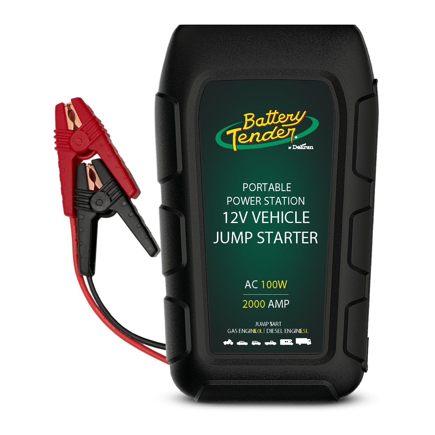 Battery Tender 2000AMP Power Station with 100Watt Inverter 030-2040-WH