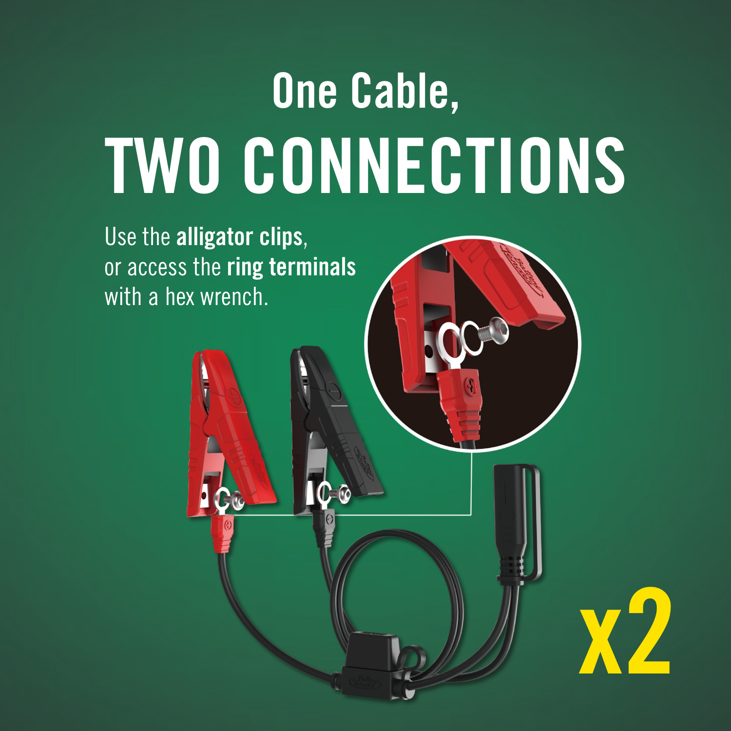 Battery Tender® 2-Bank Smart Battery Charger & Maintainer | 12V 1.25A Dual Charging System