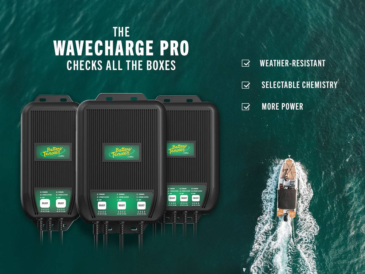 WaveCharge Pro 2-Bank 12V, 20 AMP Battery Charger - Battery Tender®
