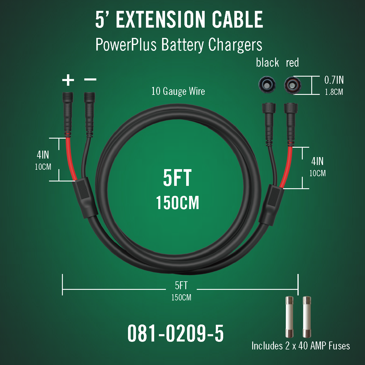 PowerPlus 5ft Extension Cable