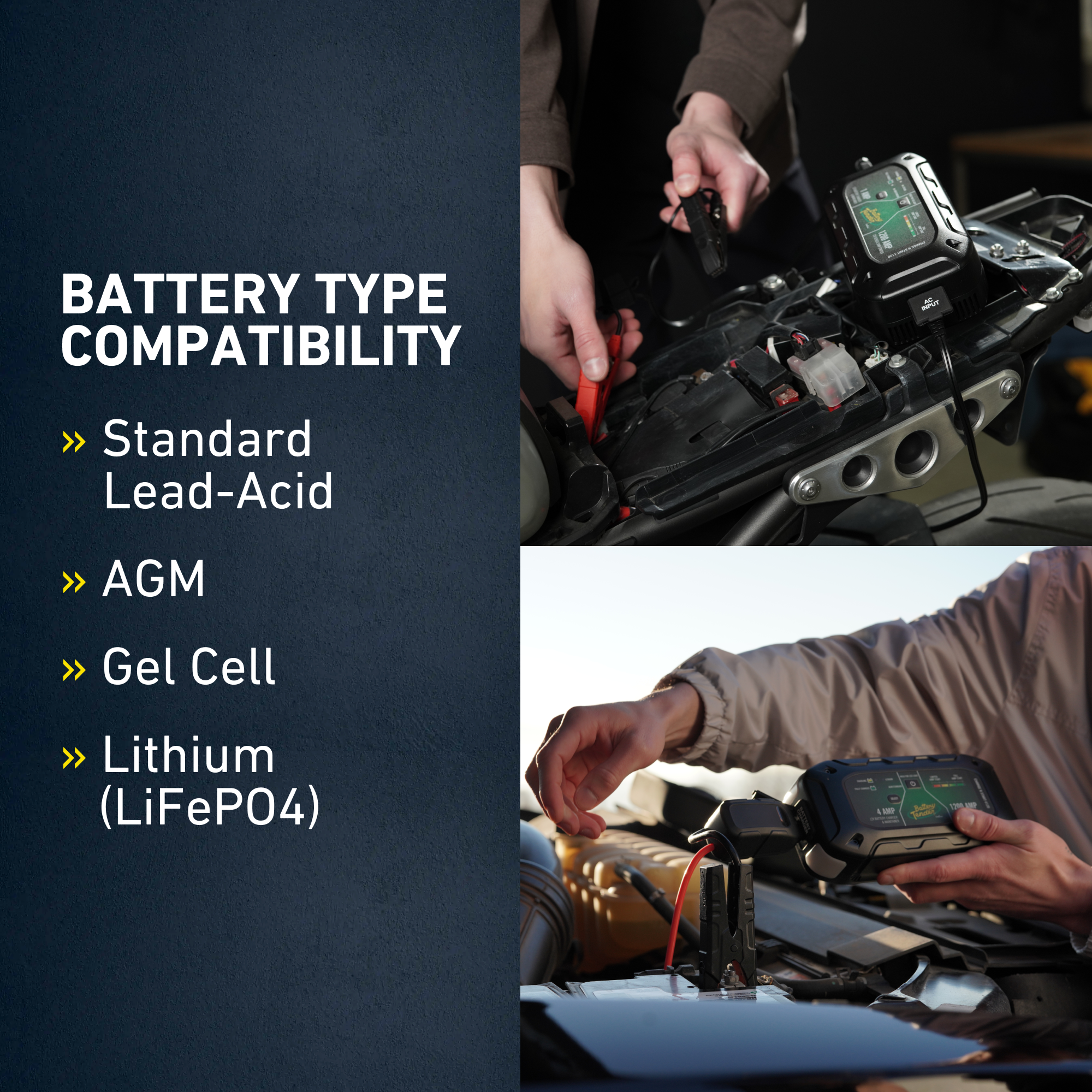 Charge N Start 4120 4 AMP Battery Charger & 1200 AMP Jump Starter - Battery Tender®