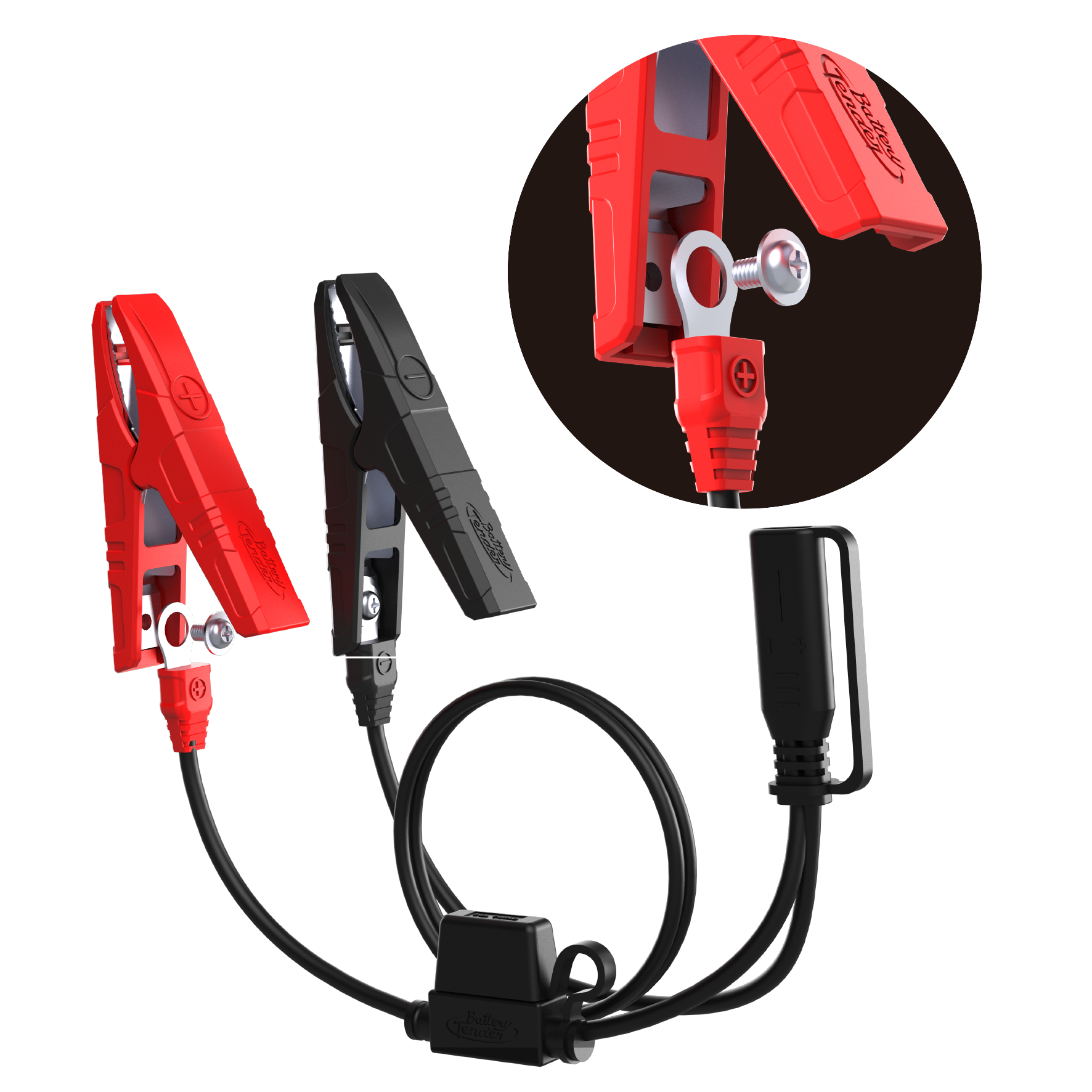 Cable combinado de accesorios con terminal de anillo y pinza de cocodrilo de 20 pulgadas