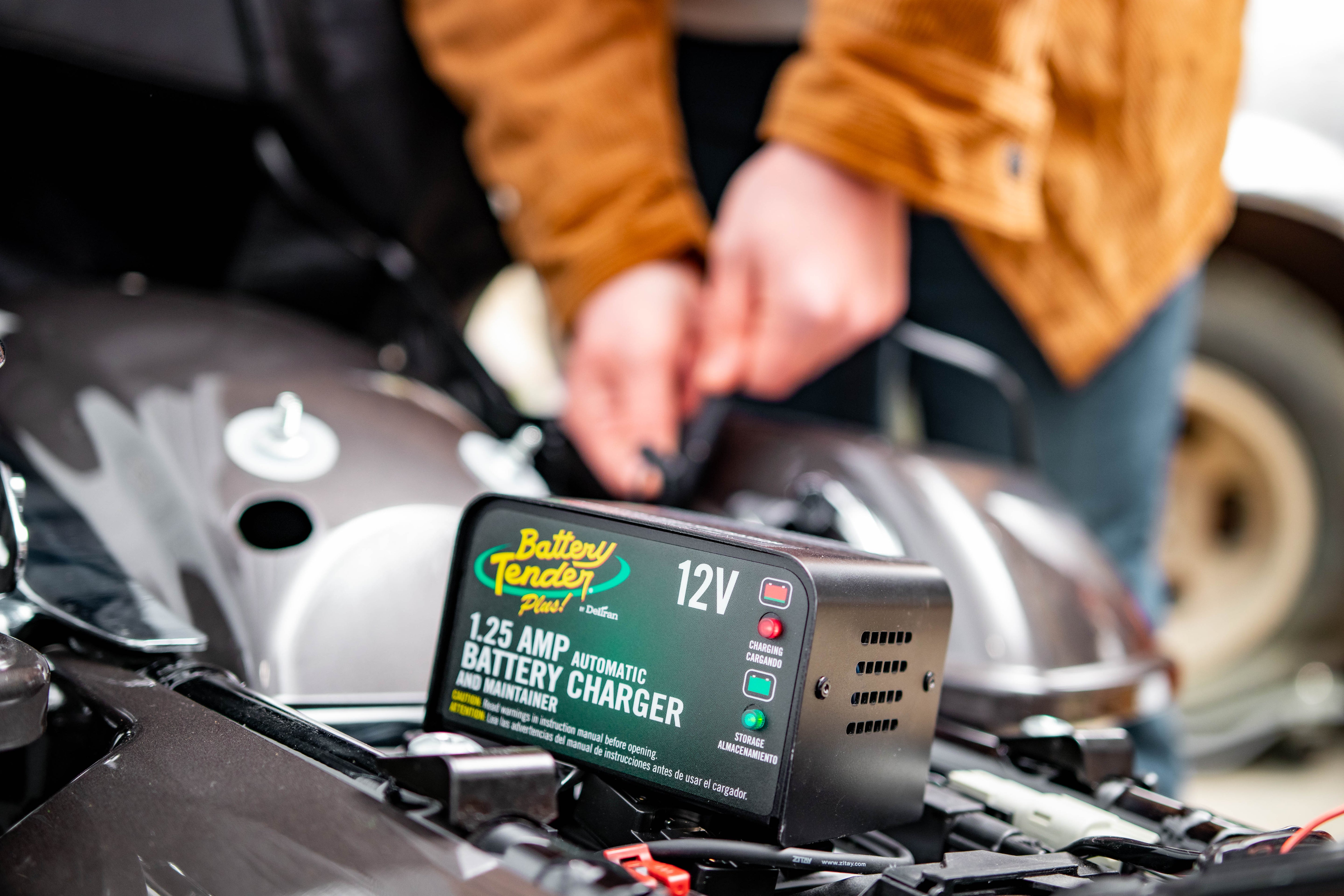 Battery Tender Plus 1.25 AMP 12V Battery Charger and Maintainer - Battery Tender®