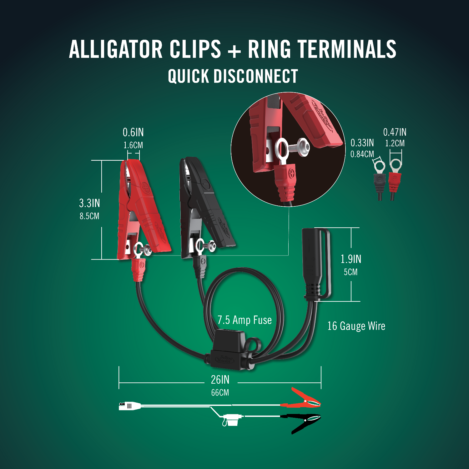 Weather Resistant 1 AMP, 12V Battery Charger - Available at Menards