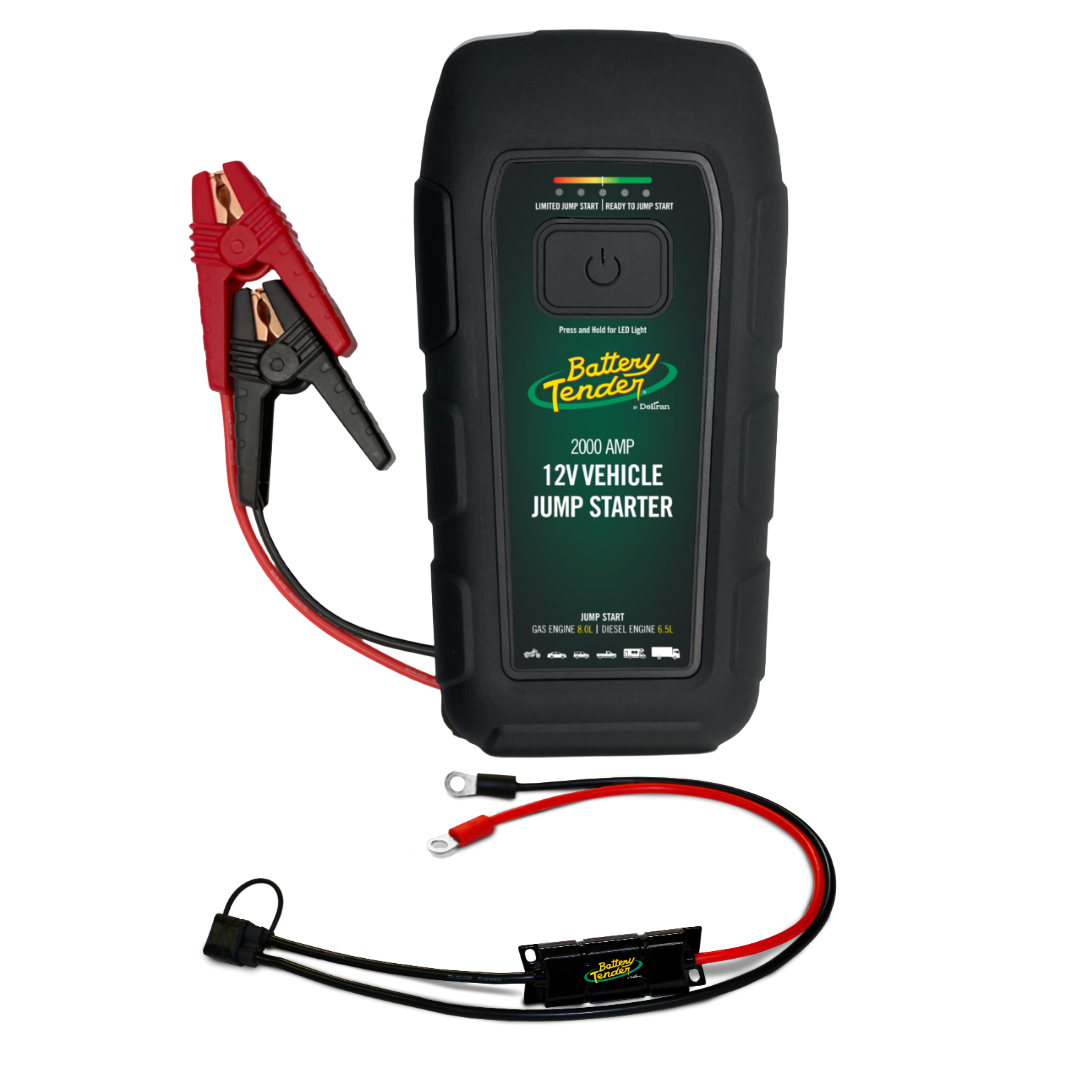 Motorcycle and Powersports Jump Starter Bundle (2000 Amps)