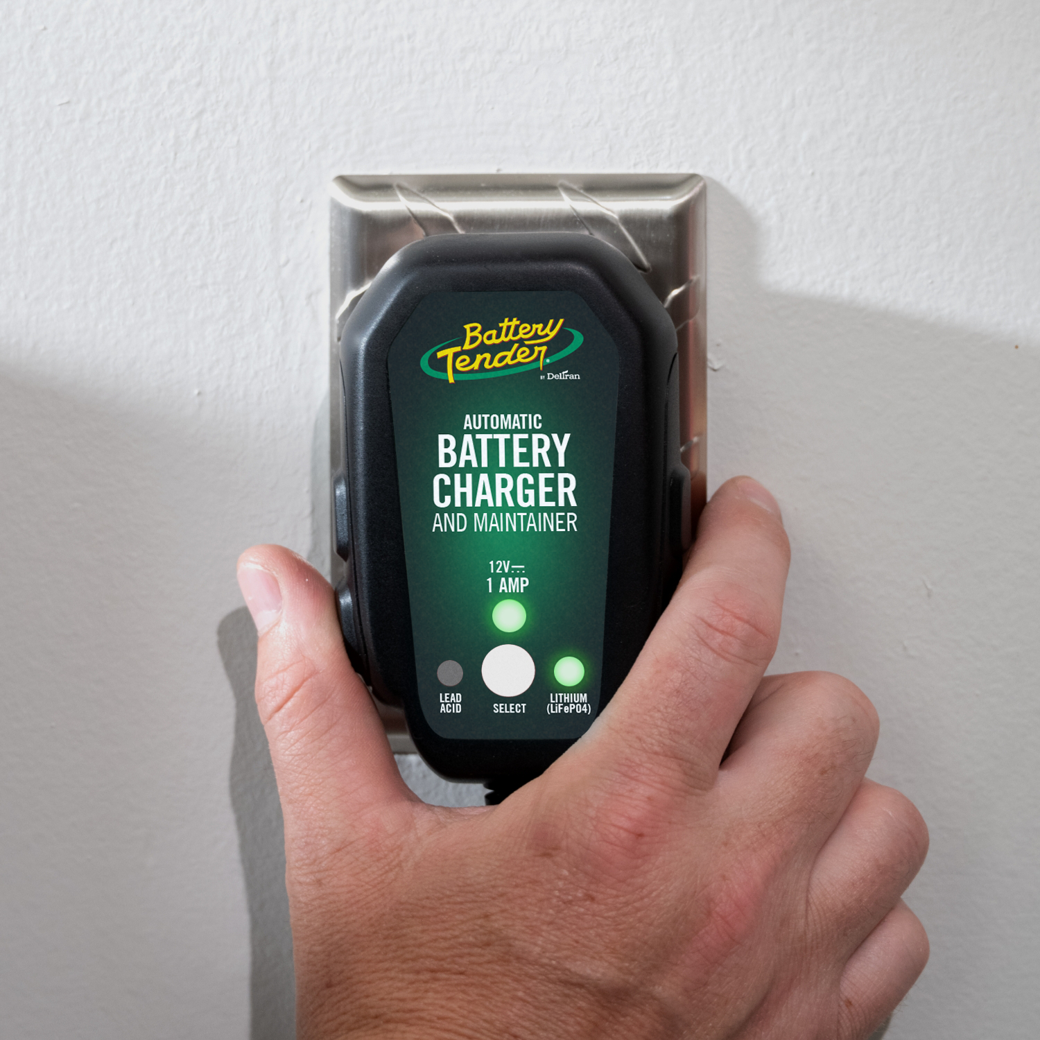 Battery Tender Junior 1 AMP 12V Selectable Chemistry Battery Charger and Maintainer