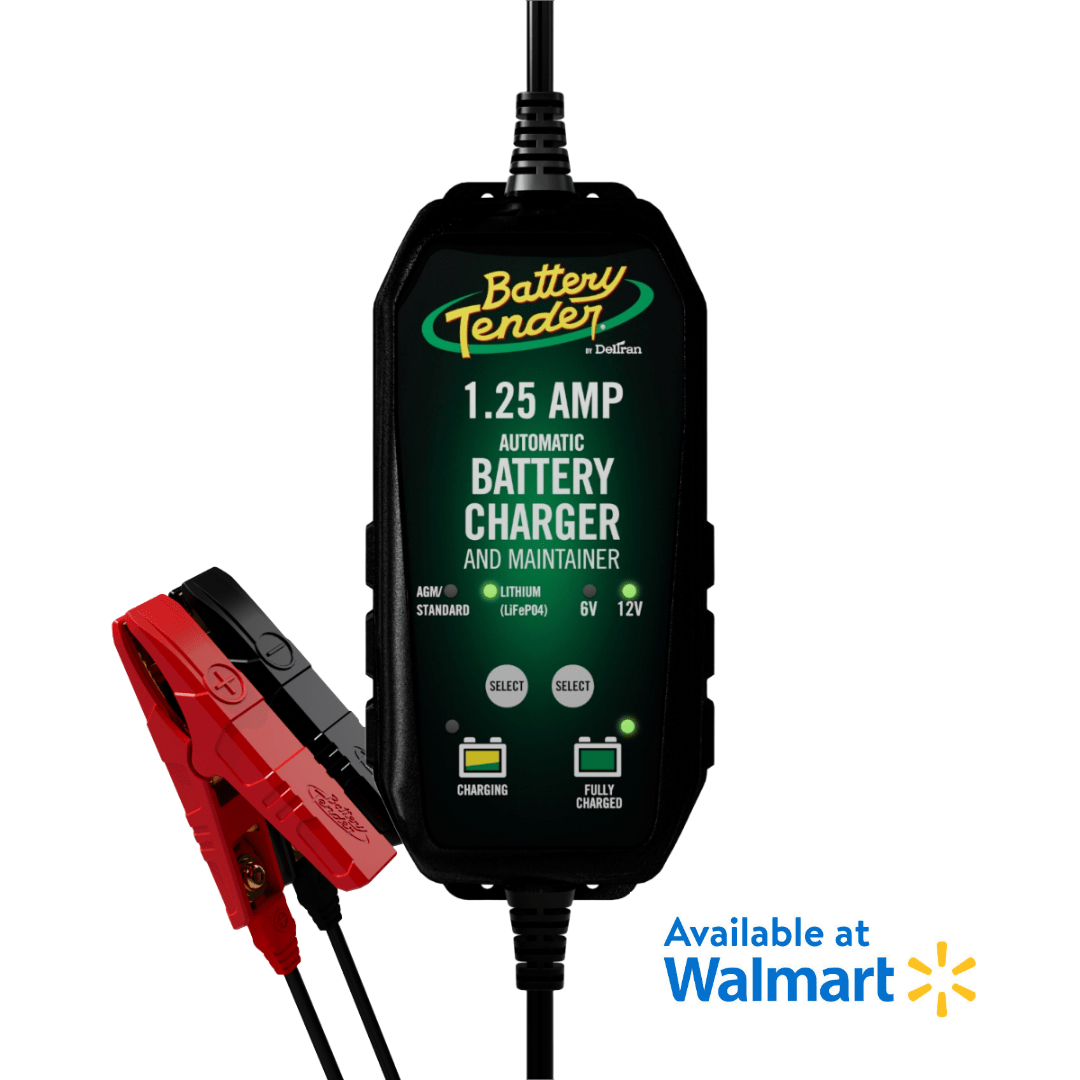 Battery Tender® 6V/12V, AMP Selectable Battery Charger Available at  Walmart