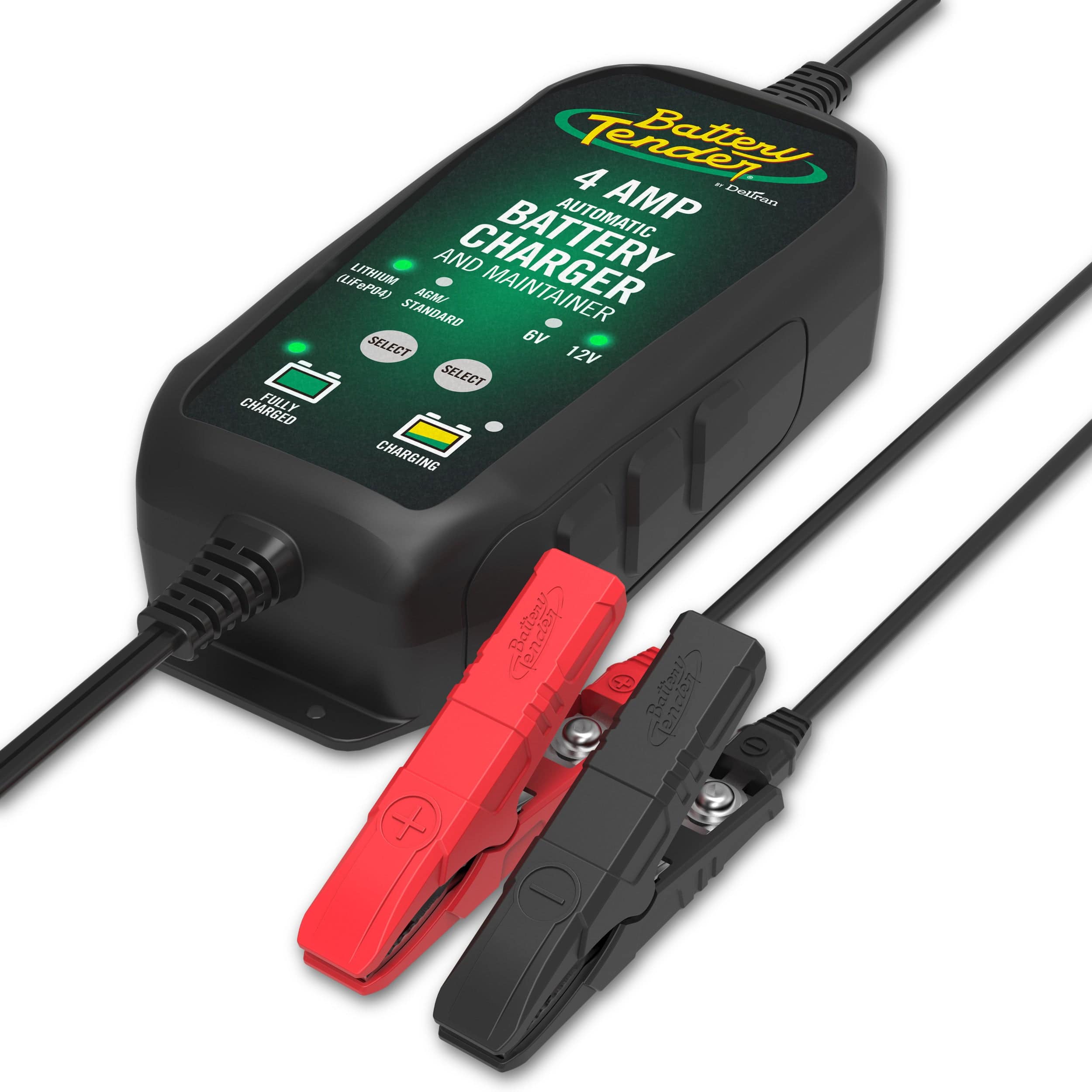 Chargeur Batterie Voiture 4A 6V/12V Automatique - Mode Réparation, Option AGM, Affichage LCD, 10 Étapes