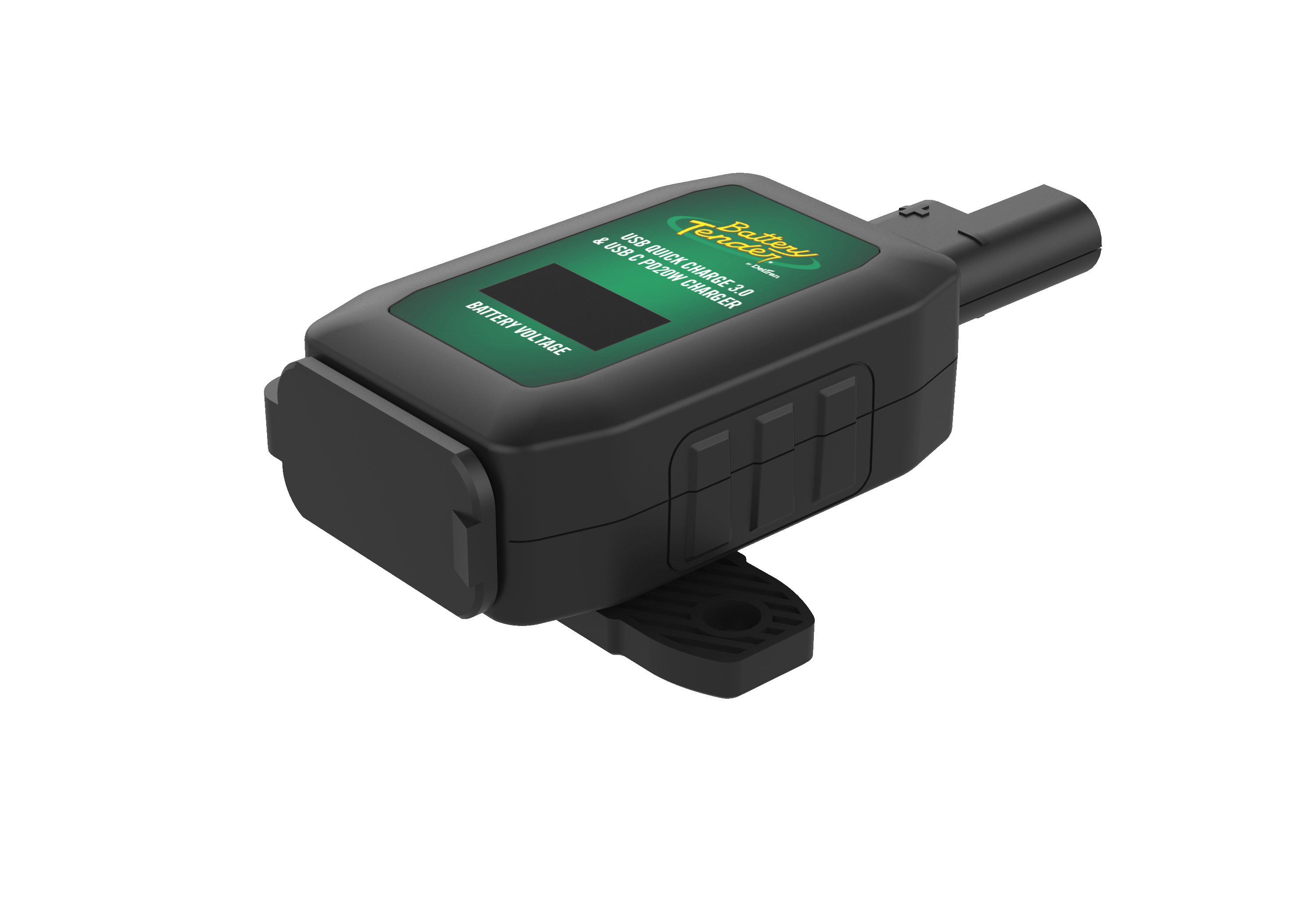 LCD Voltage Indicator Quick Disconnect - USB and USB-C Charger Adapter - Battery Tender®